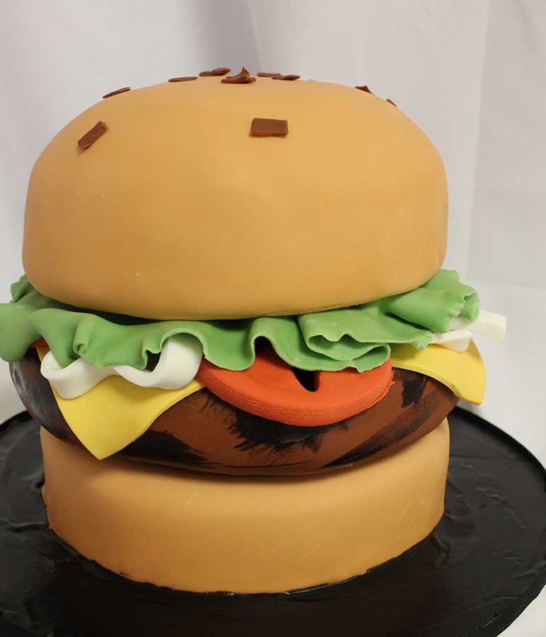 Hamburger Class Cake